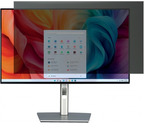 Filtru de confidentialitate Kensington HC, transparenta superioara, pentru monitor, 23.8'', 16:9, prindere duala